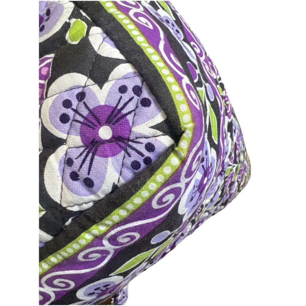 Vera Bradley (2011) Retired Plum Petals Pattern Travel Duffel Bag Boho Chic Y2K - Picture 8 of 12